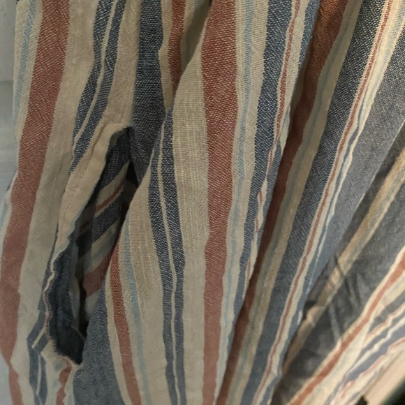 Madison & Berkeley Blue and White Ruched Sundress - Picture 5 of 6